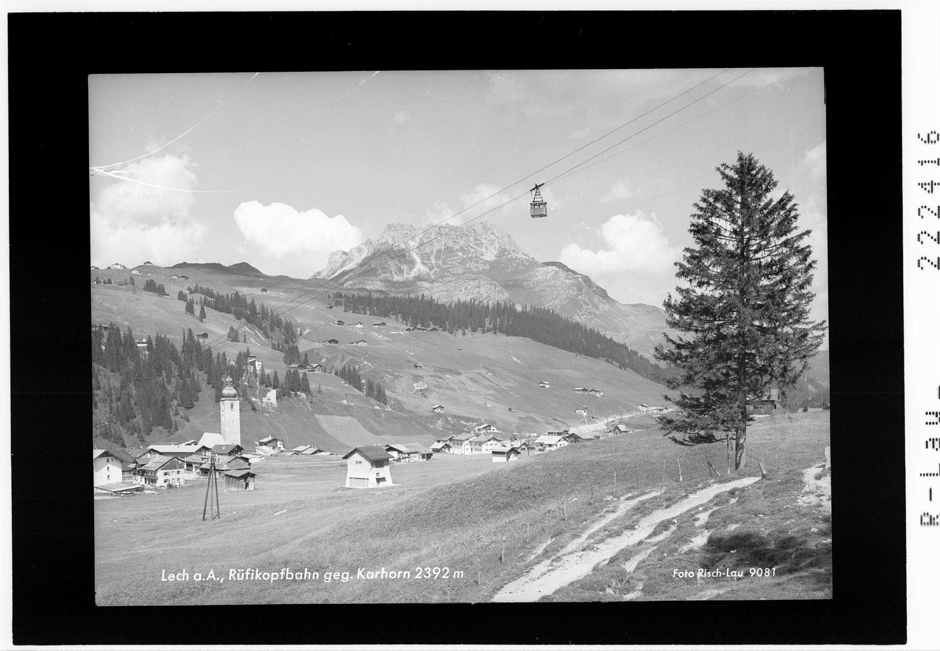 Lech am Arlberg / Rüfikopfbahn gegen Karhorn 2392 m></div>


    <hr>
    <div class=