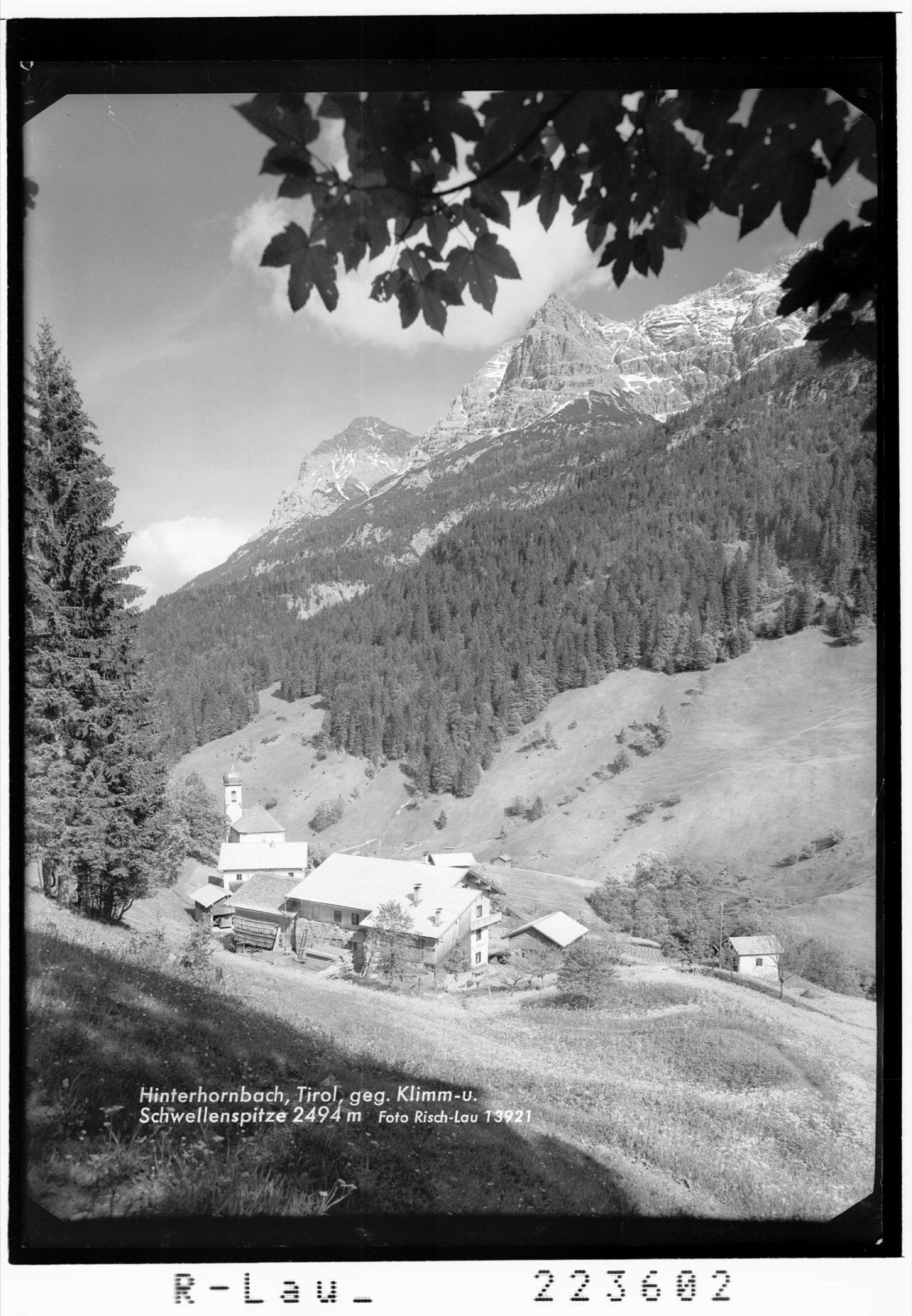 Hinterhornbach / Tirol / gegen Klimmspitze und Schwellenspitze 2494 m></div>


    <hr>
    <div class=