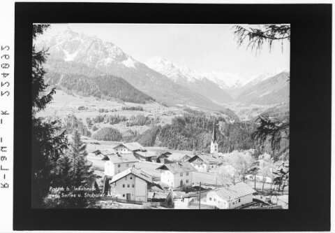 Patsch bei Innsbruck gegen Serles und Stubaier Alpen von Wilhelm Stempfle