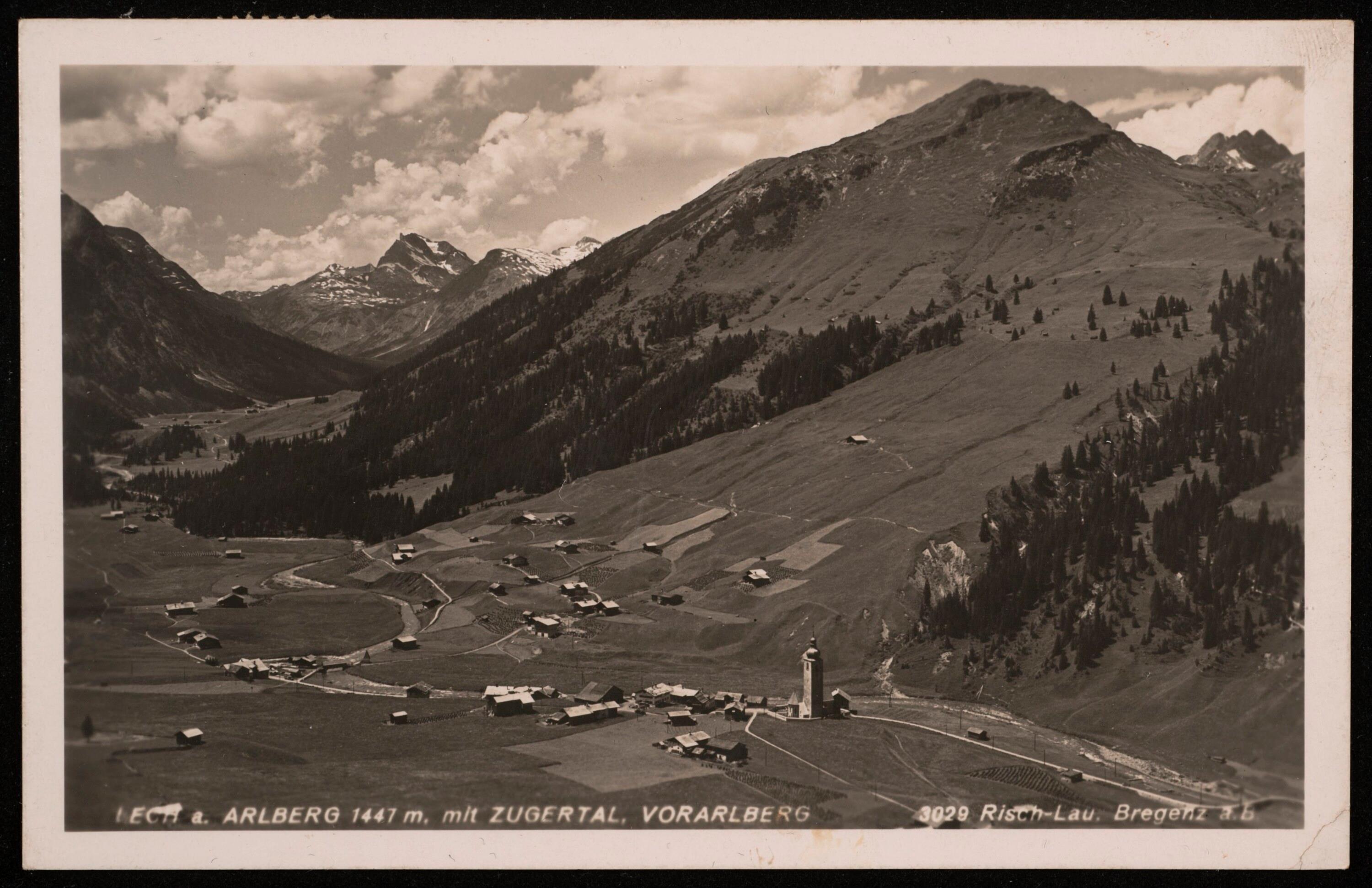 Lech a. Arlberg 1447 m. mit Zugertal, Vorarlberg></div>


    <hr>
    <div class=
