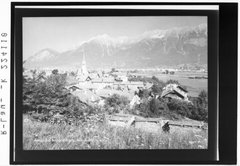 Amras bei Innsbruck gegen Nordkette von Wilhelm Stempfle