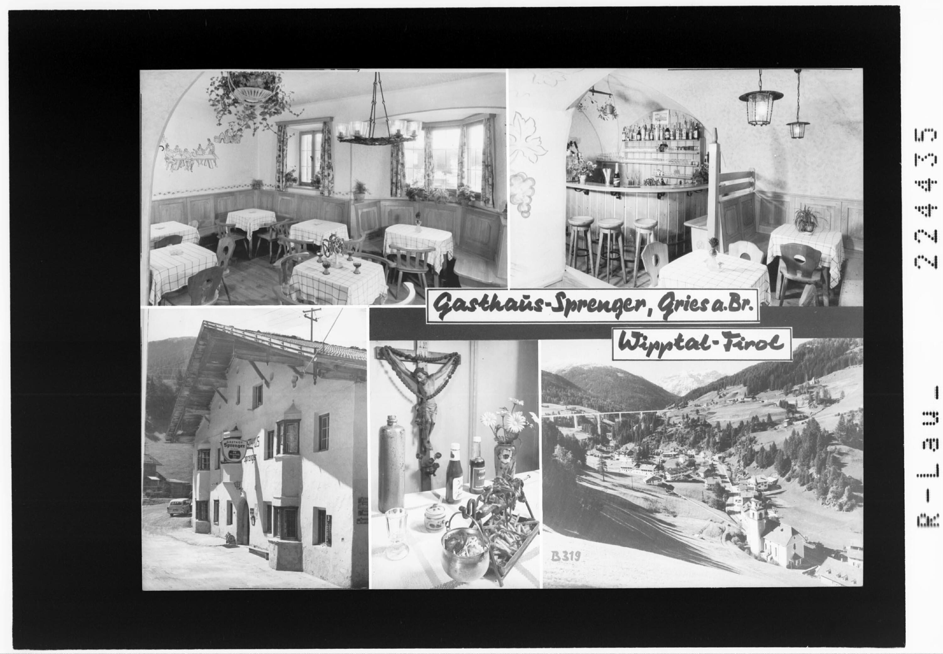 Gasthaus Sprenger / Gries am Brenner / Wipptal - Tirol></div>


    <hr>
    <div class=