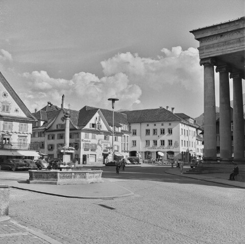 Dornbirn, Marktplatz, Brunnen / Franz Beer von Beer, Franz