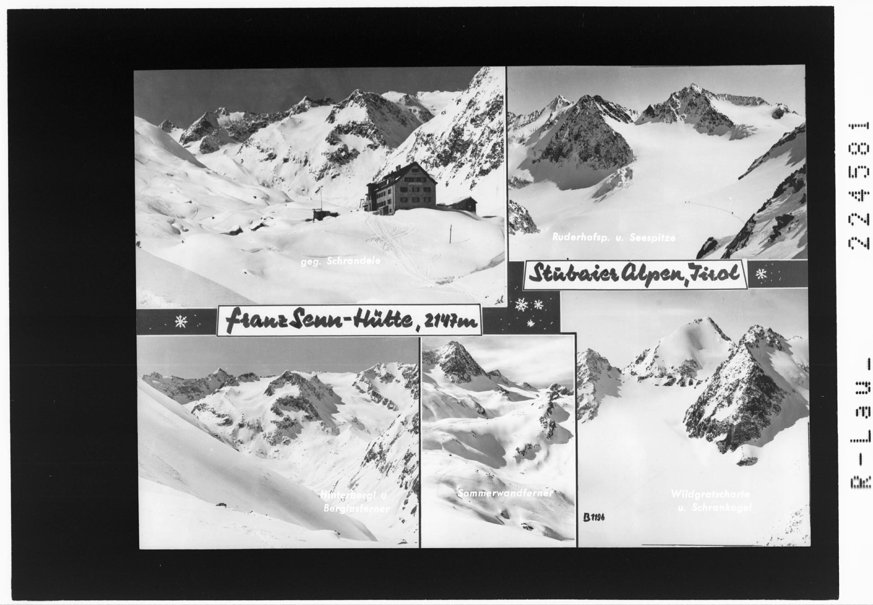 Franz Senn Hütte 2147 m / Stubaier Alpen / Tirol></div>


    <hr>
    <div class=