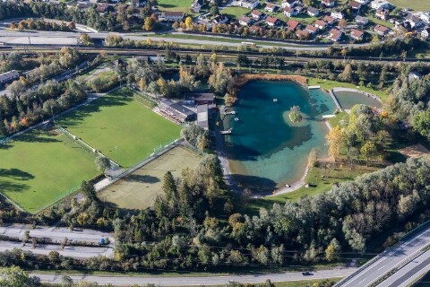 Frastanz - Fußballplatz, Naturbad Untere Au von Amt der Vorarlberger Landesregierung Abteilung Raumplanung