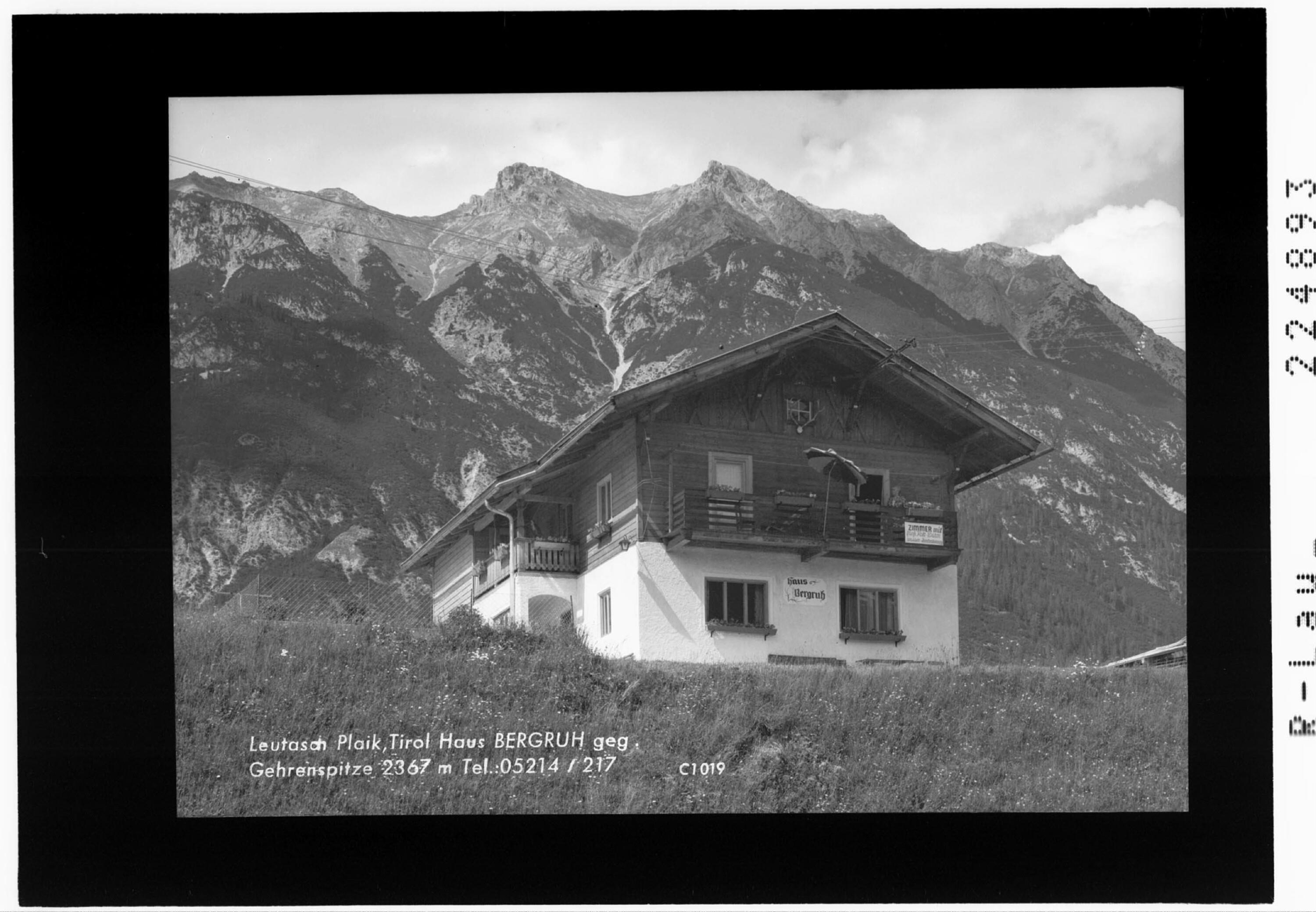 Leutasch - Plaik / Tirol / Haus Bergruh gegen Gehrenspitze 2367 m></div>


    <hr>
    <div class=