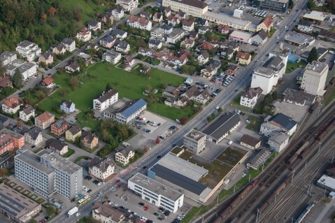 Feldkirch - Levis, Finanzamt, AMS, Mühle, Reichsstraße von Amt der Vorarlberger Landesregierung Abteilung Raumplanung