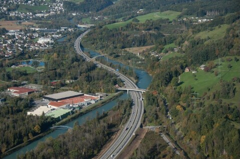 Frastanz - Müroll, Frastanz - Marmorwerk Prenn, Walgauautobahn von Amt der Vorarlberger Landesregierung Abteilung Raumplanung