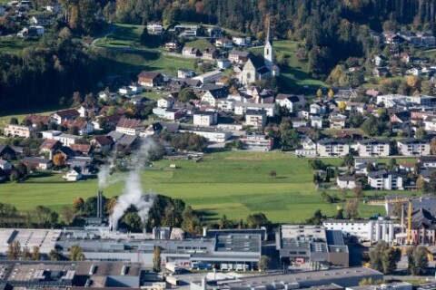 Frastanz, Frastanz - Kirche, Dorfzentrum von Amt der Vorarlberger Landesregierung Abteilung Raumplanung