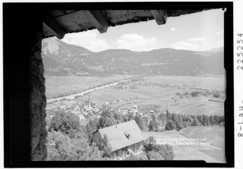 Blick von der Ruine Hörtenberg auf Pfaffenhofen und Oberhofen von Wilhelm Stempfle