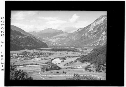 Blick vom Locherboden auf Silz und das Oberinntal / Tirol von Wilhelm Stempfle