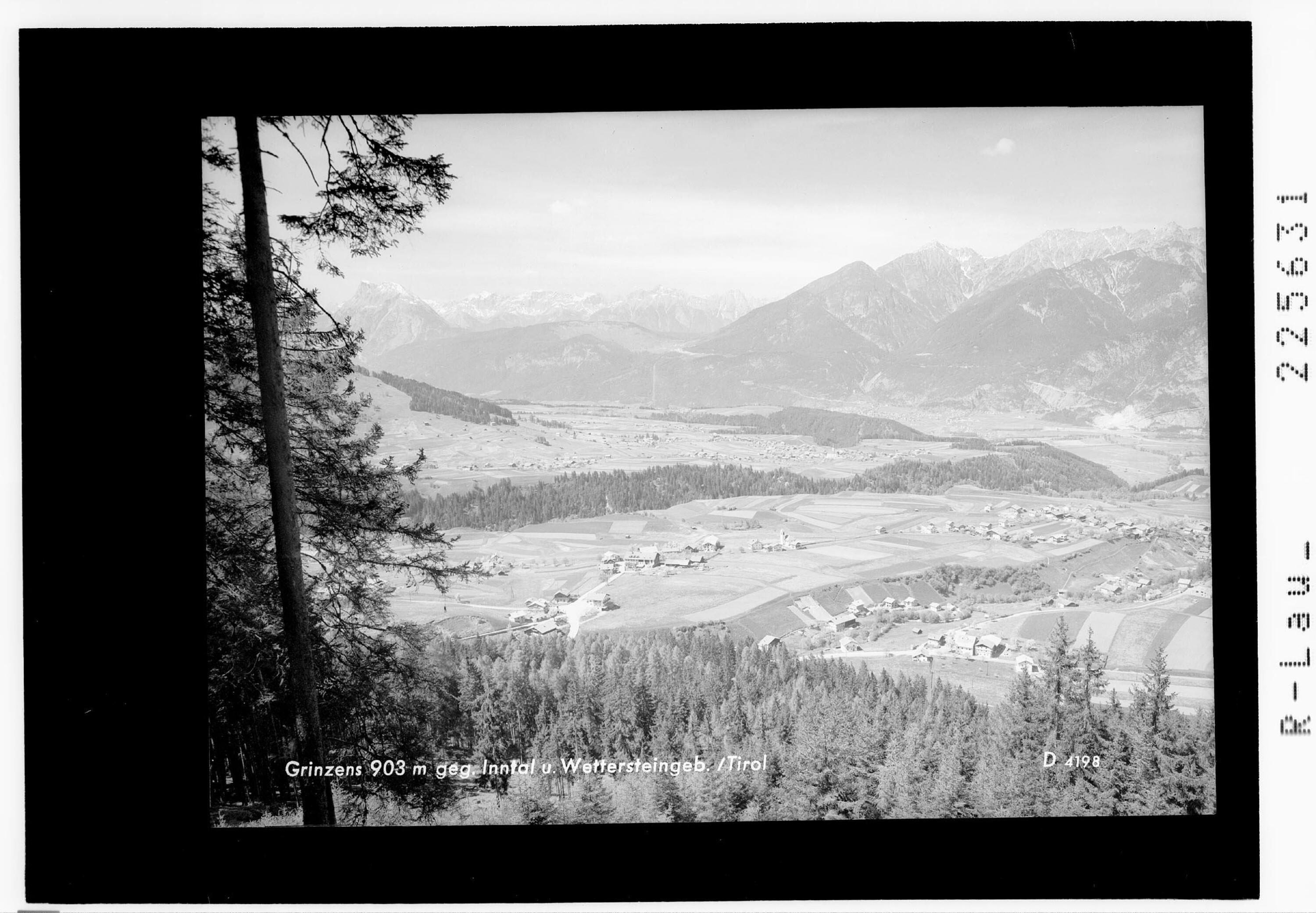 Grinzens 903 m gegen Inntal und Wettersteingebirge / Tirol></div>


    <hr>
    <div class=