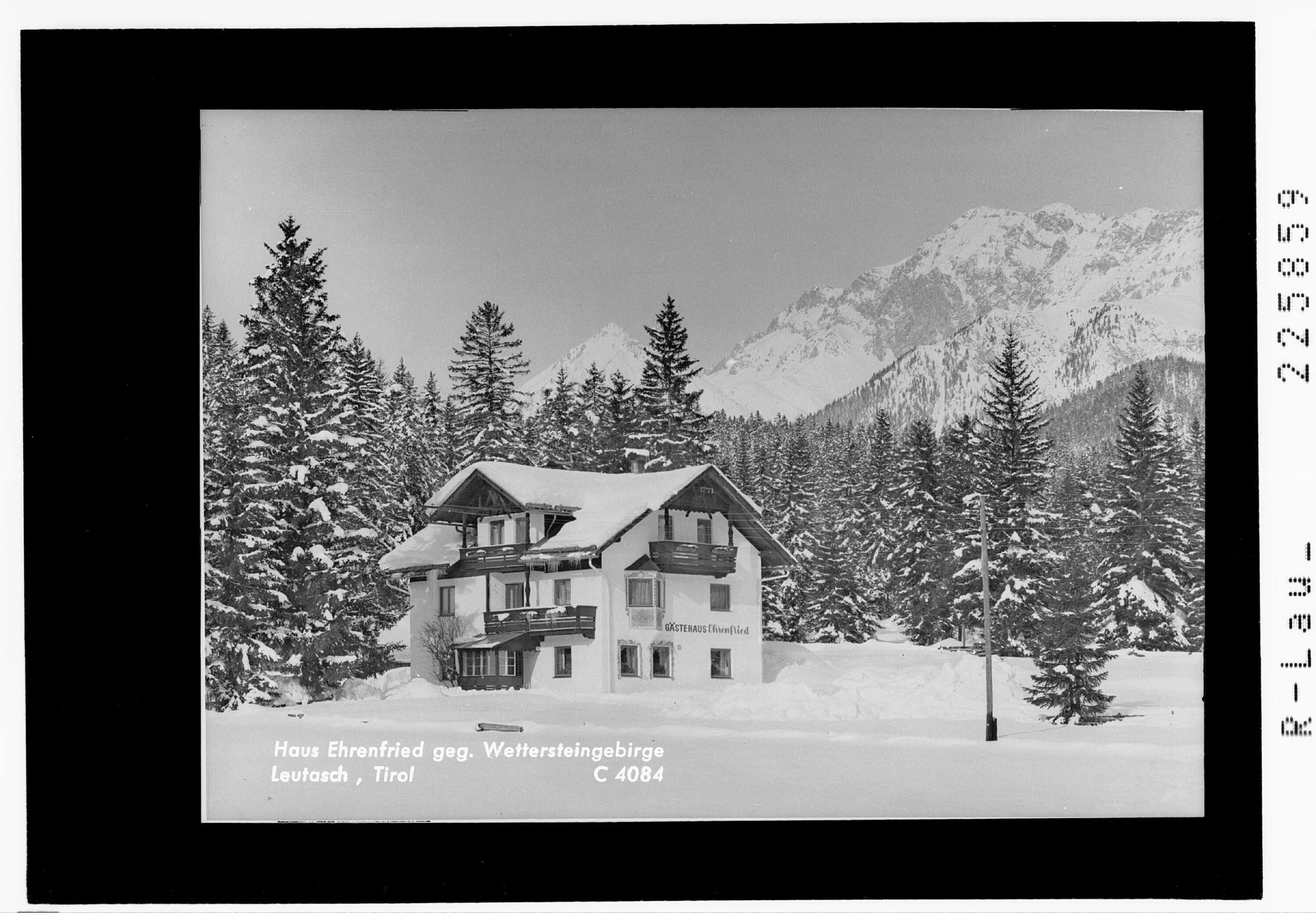 Haus Ehrenfried gegen Wettersteingebirge / Leutasch / Tirol></div>


    <hr>
    <div class=