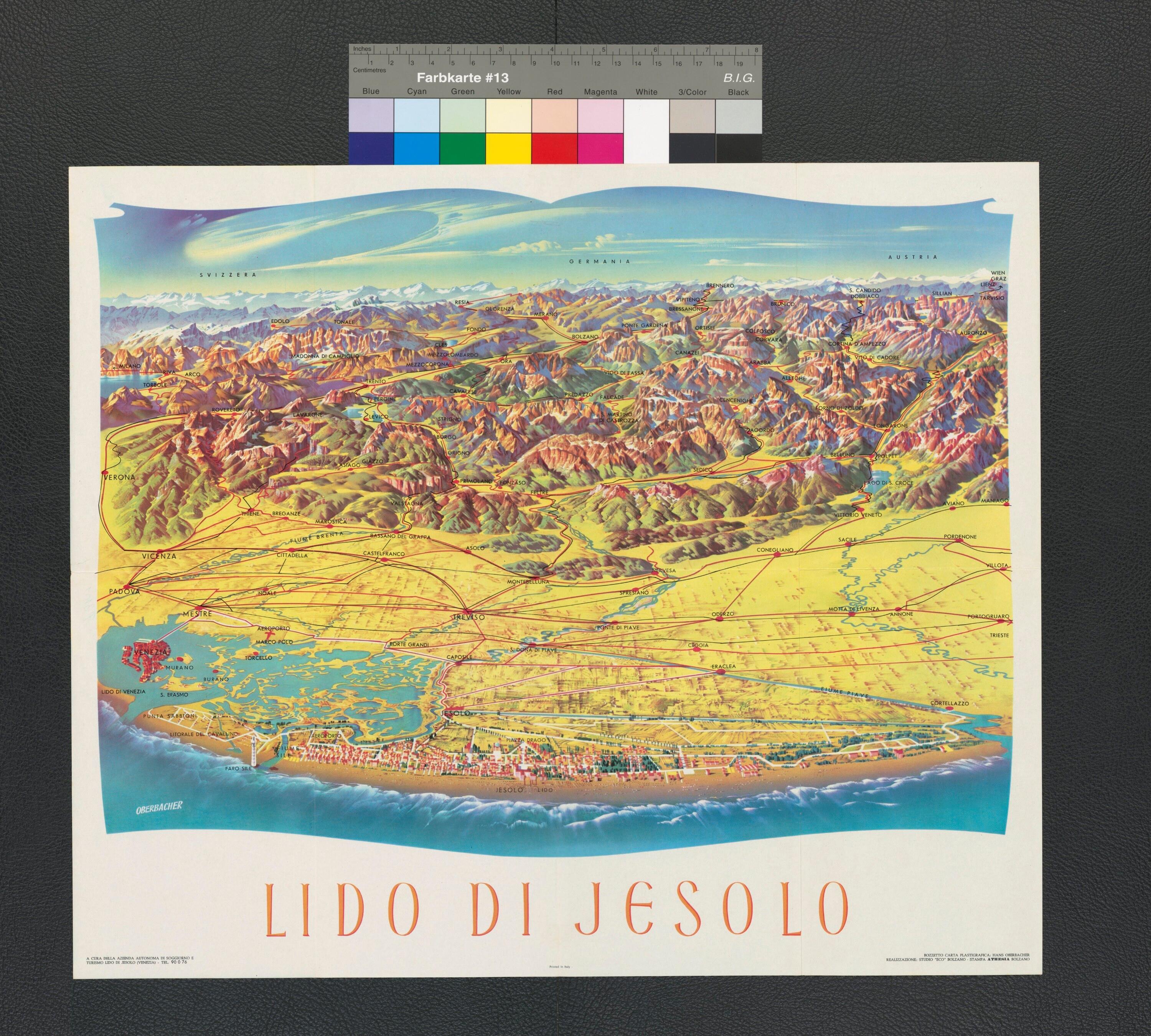 Panoramakarte Lido di Jesolo von Hans Oberbacher></div>


    <hr>
    <div class=