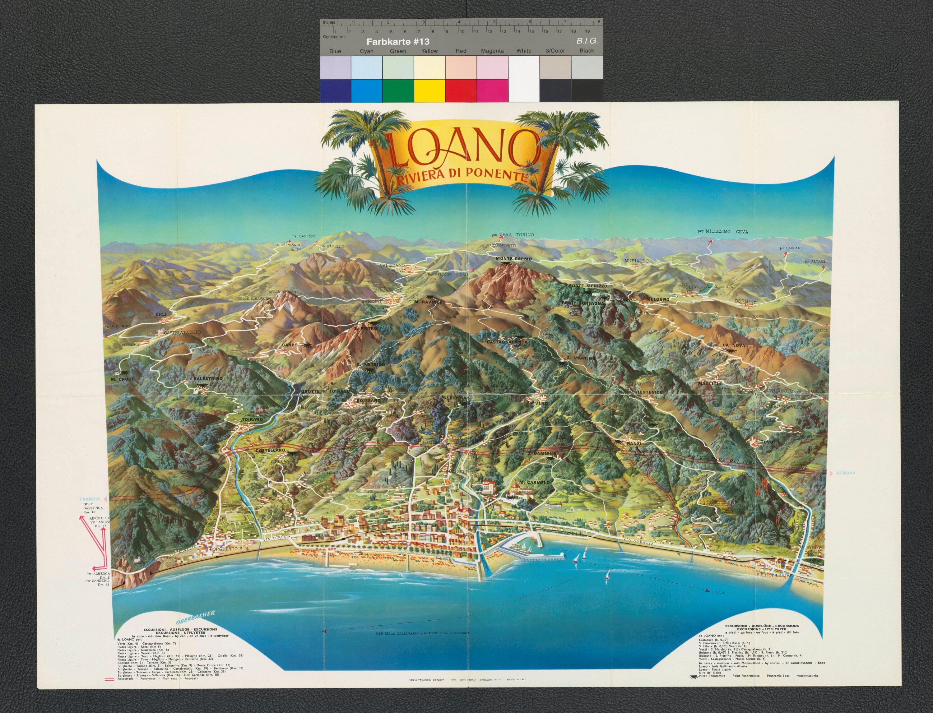 Panoramakarte von Loano, Riviera di Ponente von Hans Oberbacher></div>


    <hr>
    <div class=