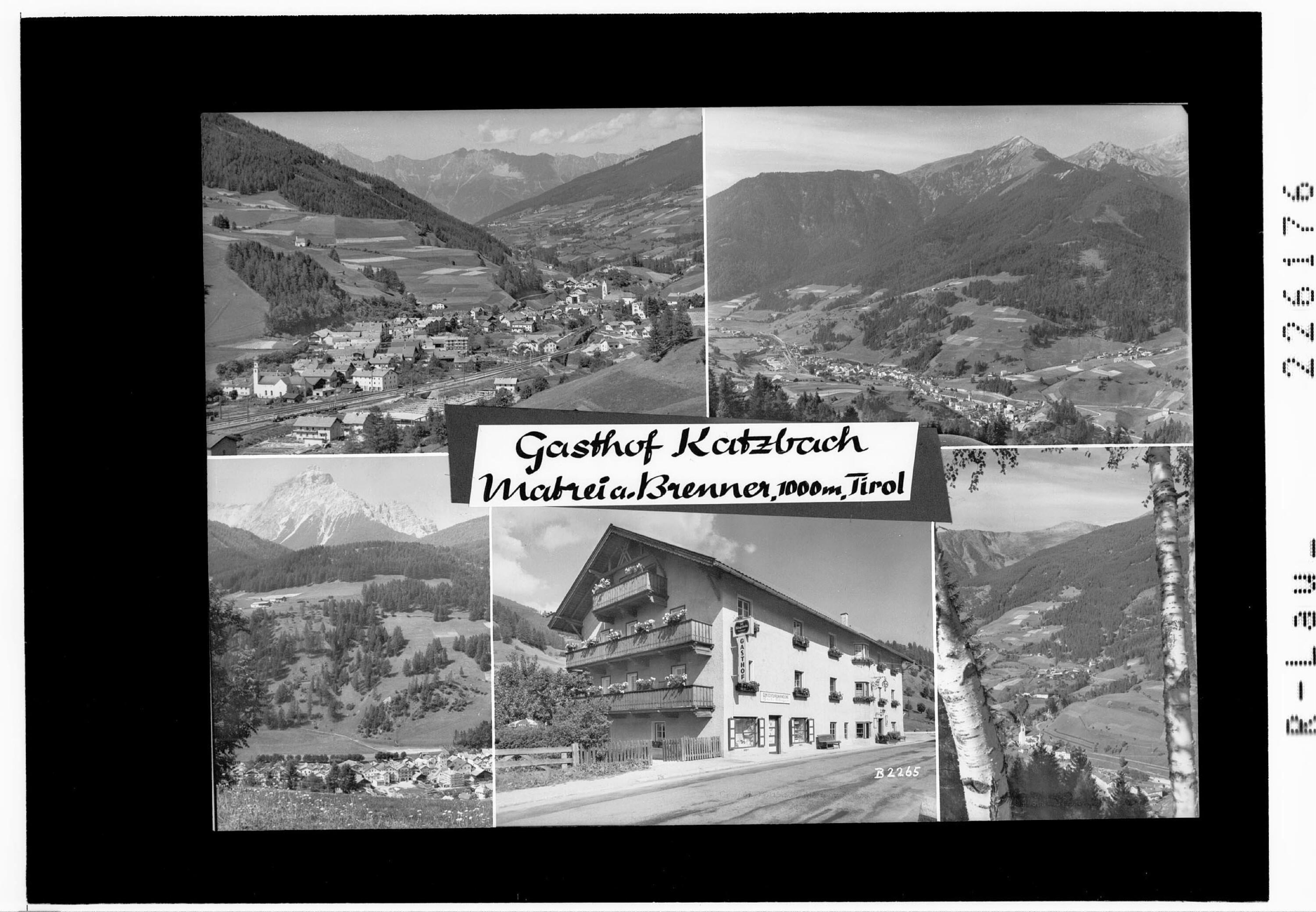 Gasthof Katzbach / Matrei am Brenner 1000 m / Tirol></div>


    <hr>
    <div class=