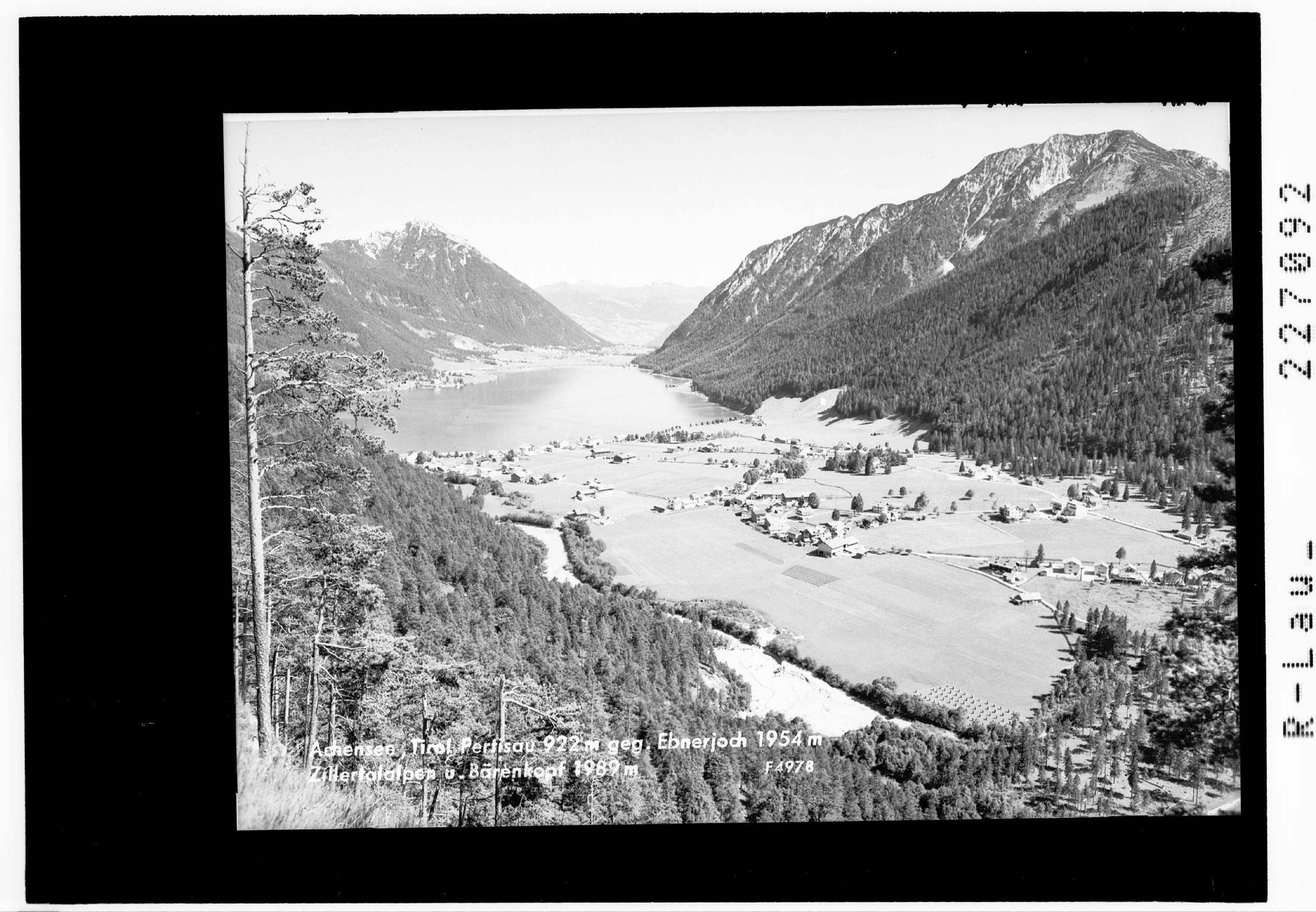 Achensee / Tirol / Pertisau 922 m gegen Ebnerjoch 1954 m - Zillertalalpen und Bärenkopf></div>


    <hr>
    <div class=