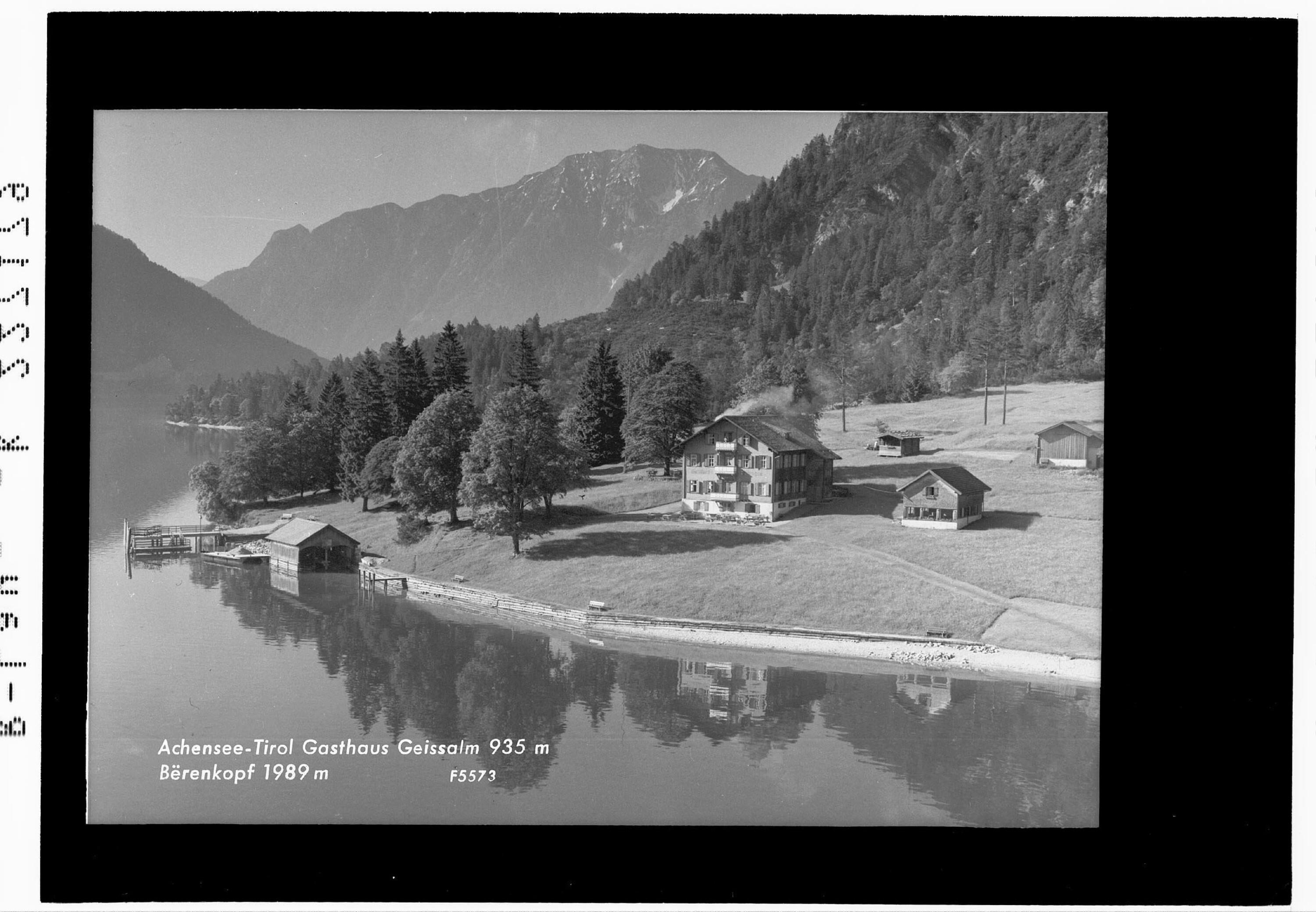 Achensee - Tirol / Gasthaus Geissalm 935 m gegen Bärenkopf 1989 m></div>


    <hr>
    <div class=