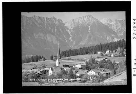 Vill bei Innsbruck gegen Nordkette / Tirol von Wilhelm Stempfle