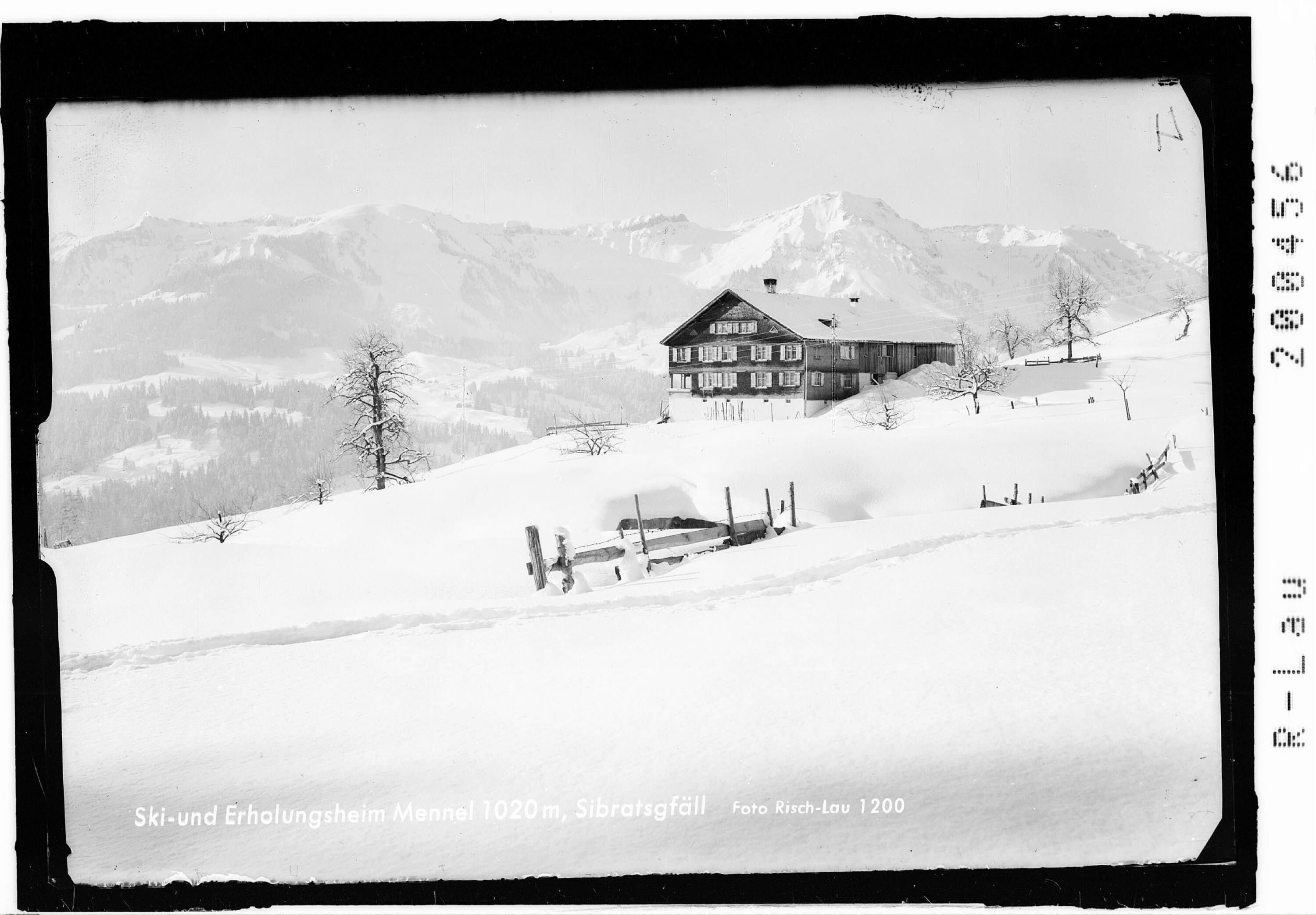 Ski- und Erholungsheim Mennel 1020 m, Sibratsgfäll></div>


    <hr>
    <div class=