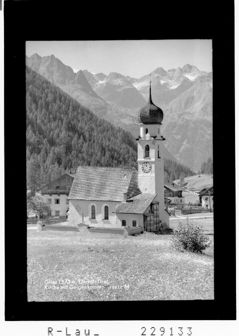 Gries 1573 m / Ötztal / Tirol von Risch-Lau