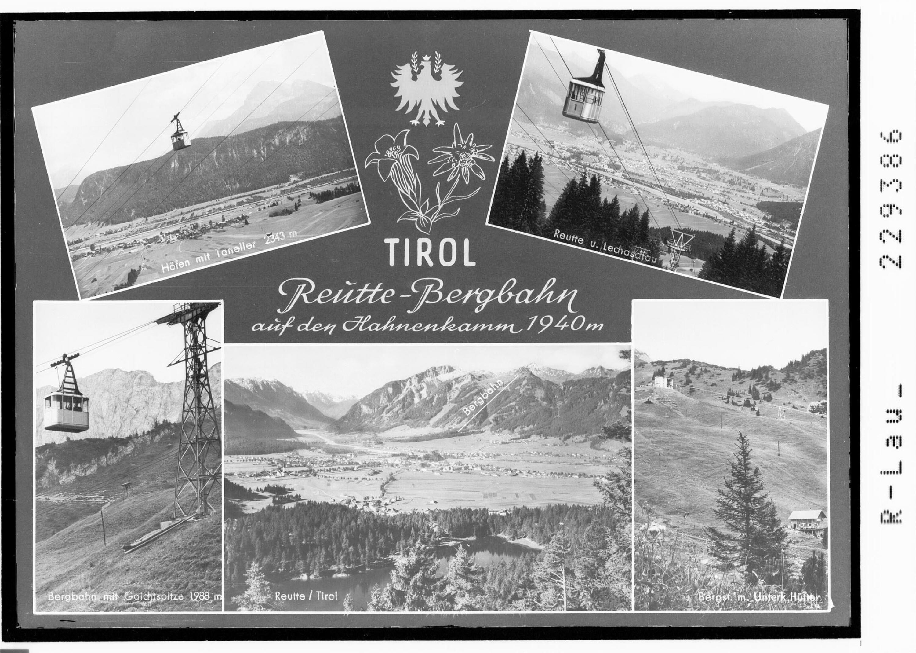 Tirol / Reutte - Bergbahn auf den Hahnenkamm 1940 m></div>


    <hr>
    <div class=