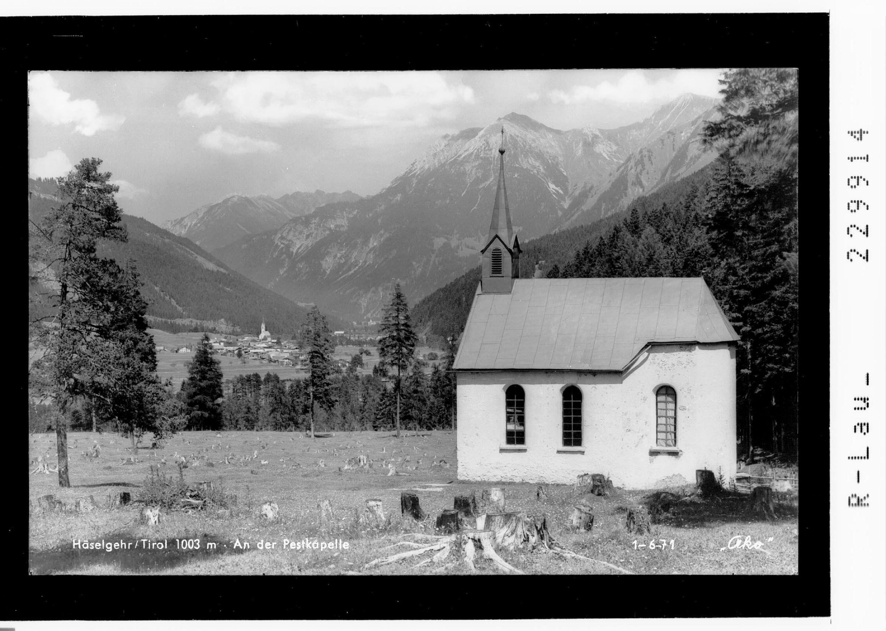 Häselgehr / Tirol 1003 m - An der Pestkapelle></div>


    <hr>
    <div class=