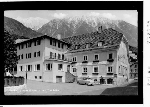 Gasthof - Pension Hirschen / Imst / Tirol 840 m von Kohlbauer