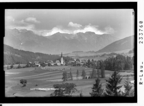 Mieders im Stubaital, Tirol von Rhomberg
