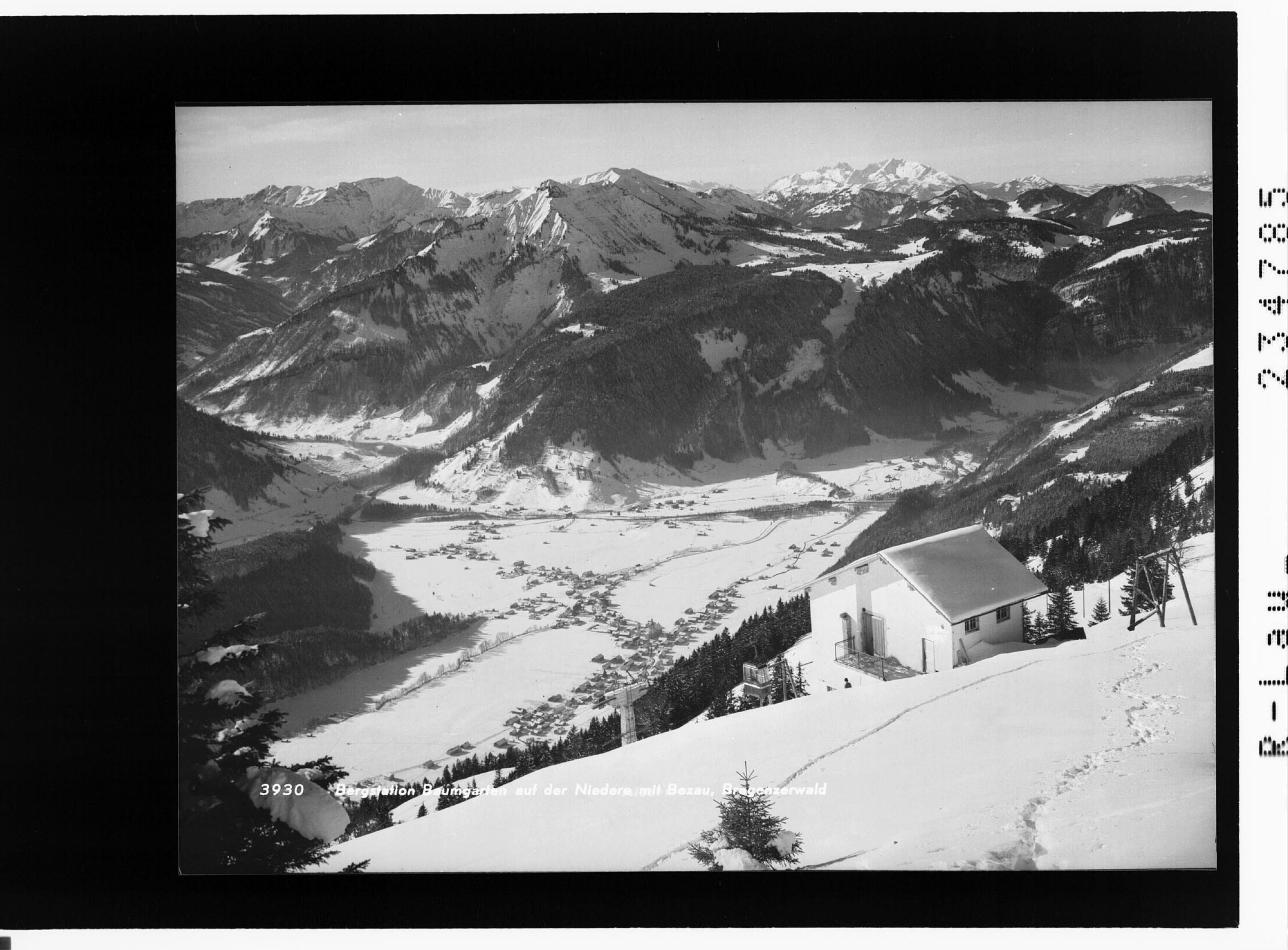Bergstation Baumgarten auf der Niedere mit Bezau / Bregenzerwald></div>


    <hr>
    <div class=