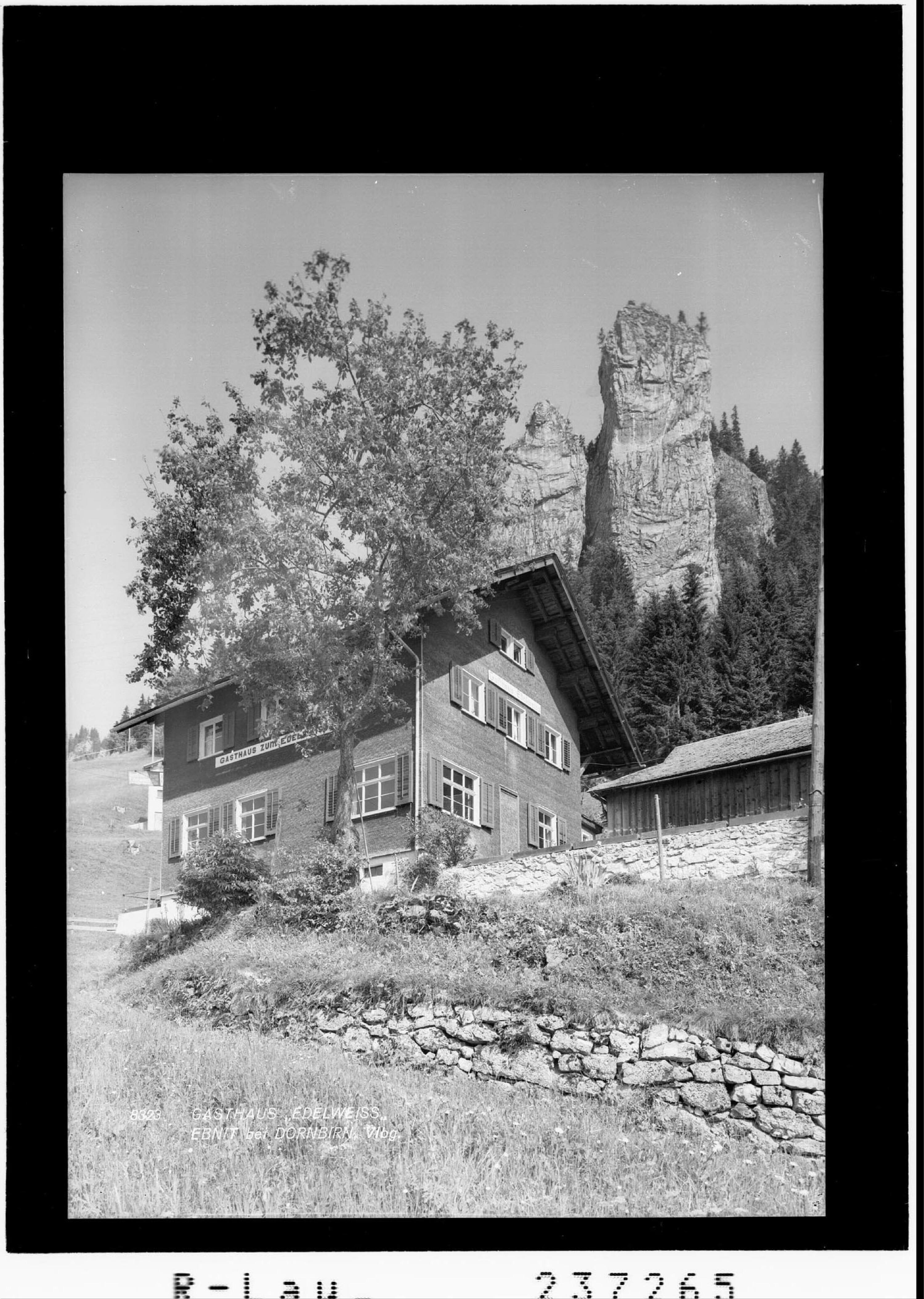 Gasthaus Edelweiss / Ebnit bei Dornbirn / Vorarlberg></div>


    <hr>
    <div class=