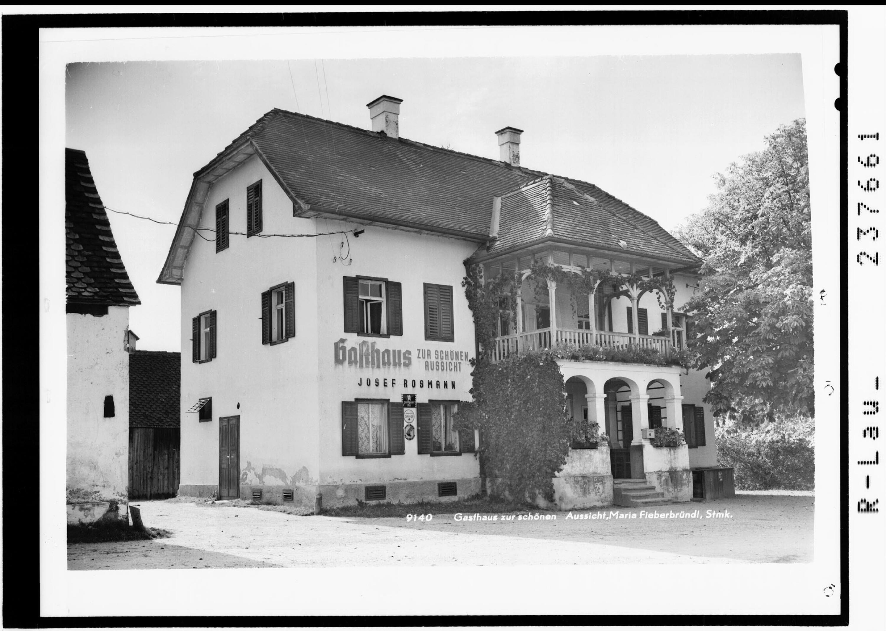 Gasthaus zur Schönen Aussicht / Maria Fieberbründl / Steiermark></div>


    <hr>
    <div class=