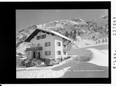 Lech am Arlberg / Pension Haus Wiesengrund von Rhomberg