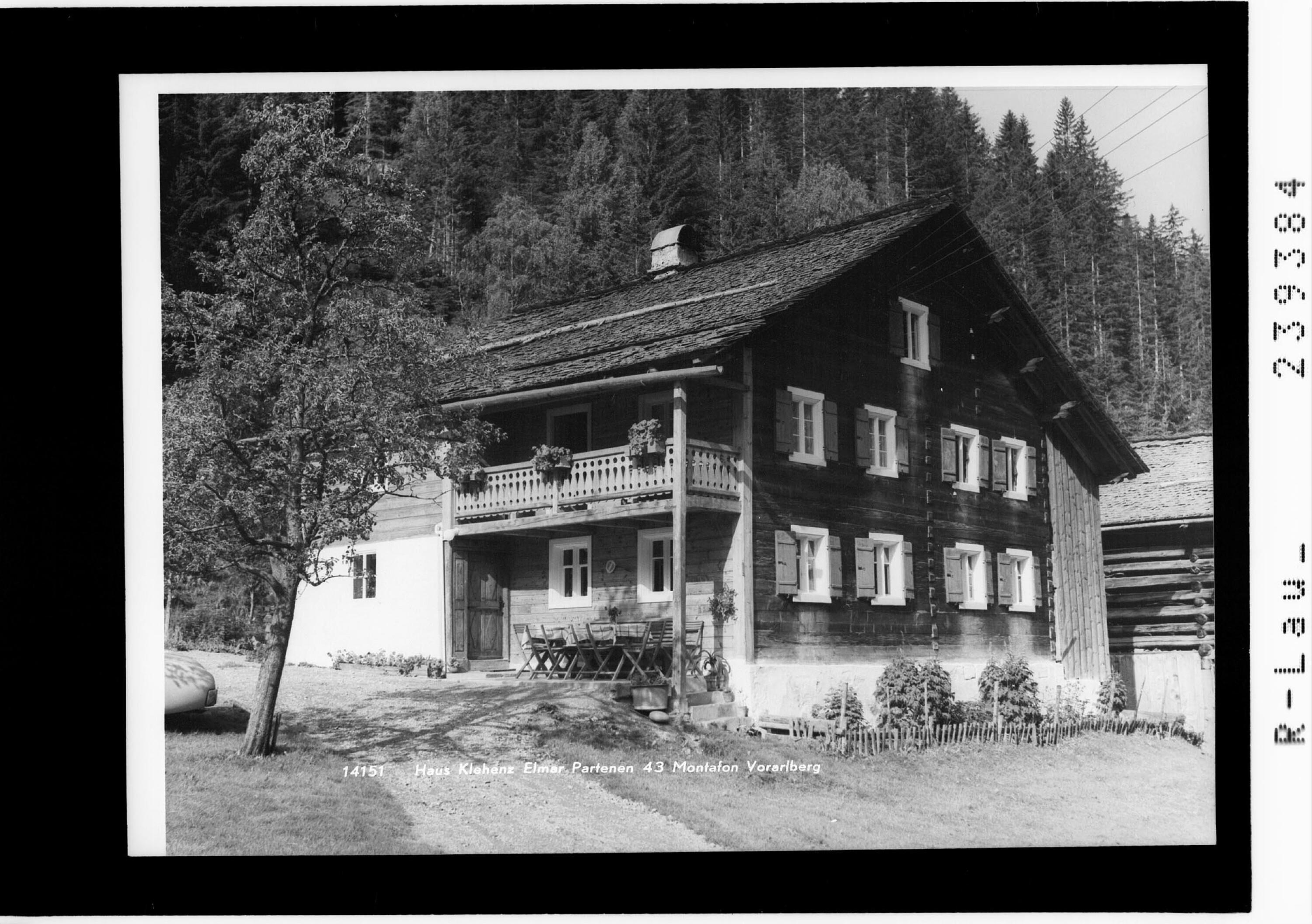 Haus Klehenz Elmar / Partenen 43 / Montafon / Vorarlberg></div>


    <hr>
    <div class=