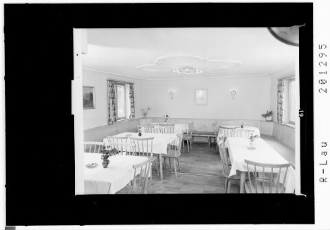 Speisezimmer im Gasthof Schäfle in Schruns von Risch-Lau