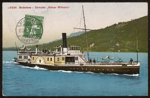 Bodensee - Dampfer "Kaiser Wilhelm" von Photoglob