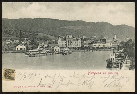 Bregenz am Bodensee von Stengel u. Co.