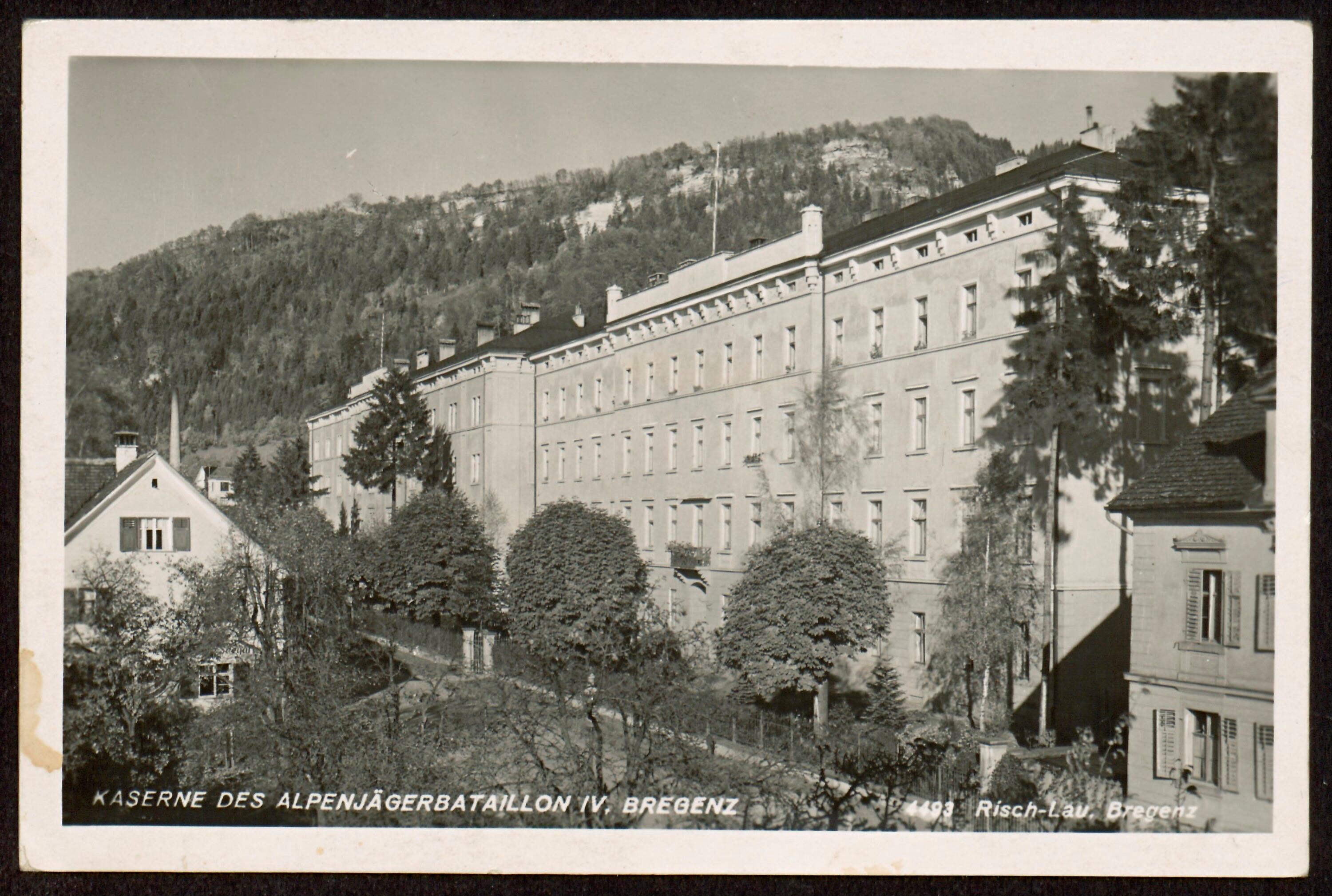 Kaserne des Alpenjägerbataillon IV. Bregenz></div>


    <hr>
    <div class=