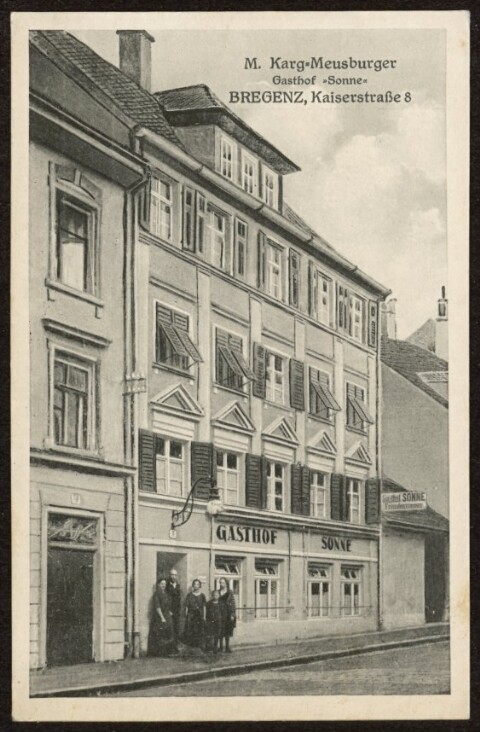 Bregenz, Kaiserstraße 8 / Aufnahme von Maximilian Bauer von Bauer, Maximilian