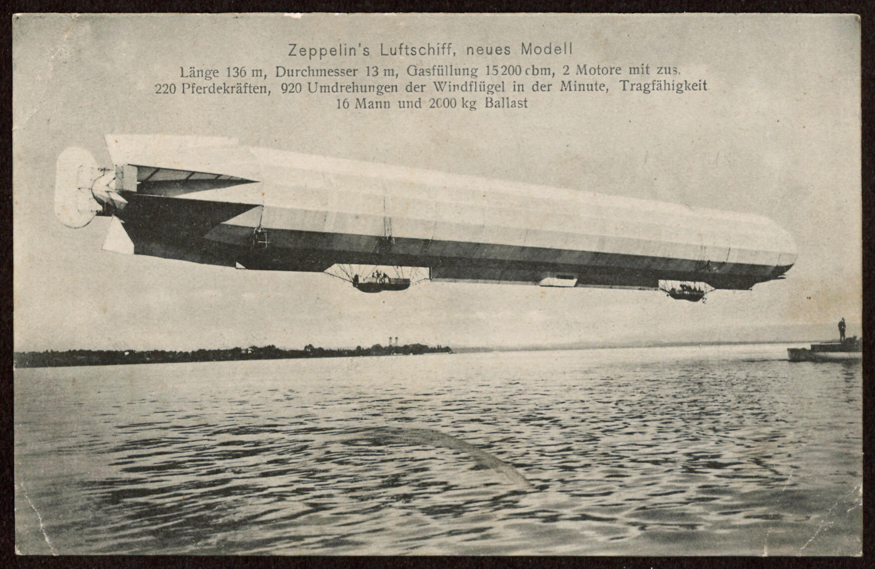 Zeppelin's Luftschiff, neues Modell></div>


    <hr>
    <div class=