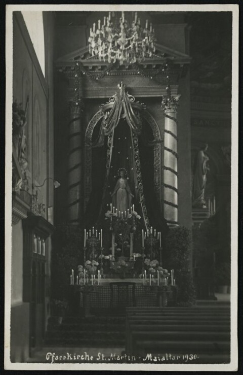 Dornbirn Pfarrkirche St. Martin - Maialtar 1930 von Zimmermann, F.