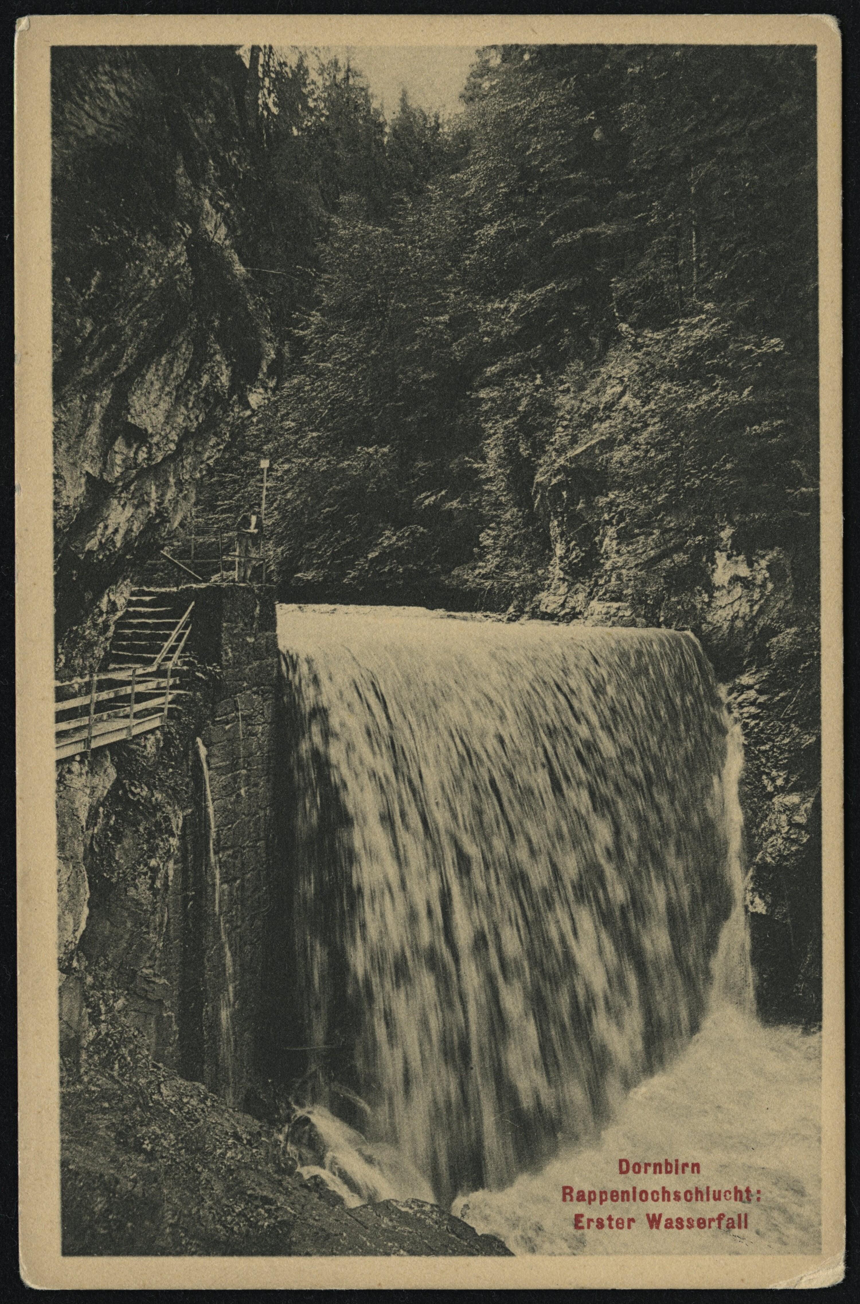 Dornbirn Rappenlochschlucht: Erster Wasserfall></div>


    <hr>
    <div class=