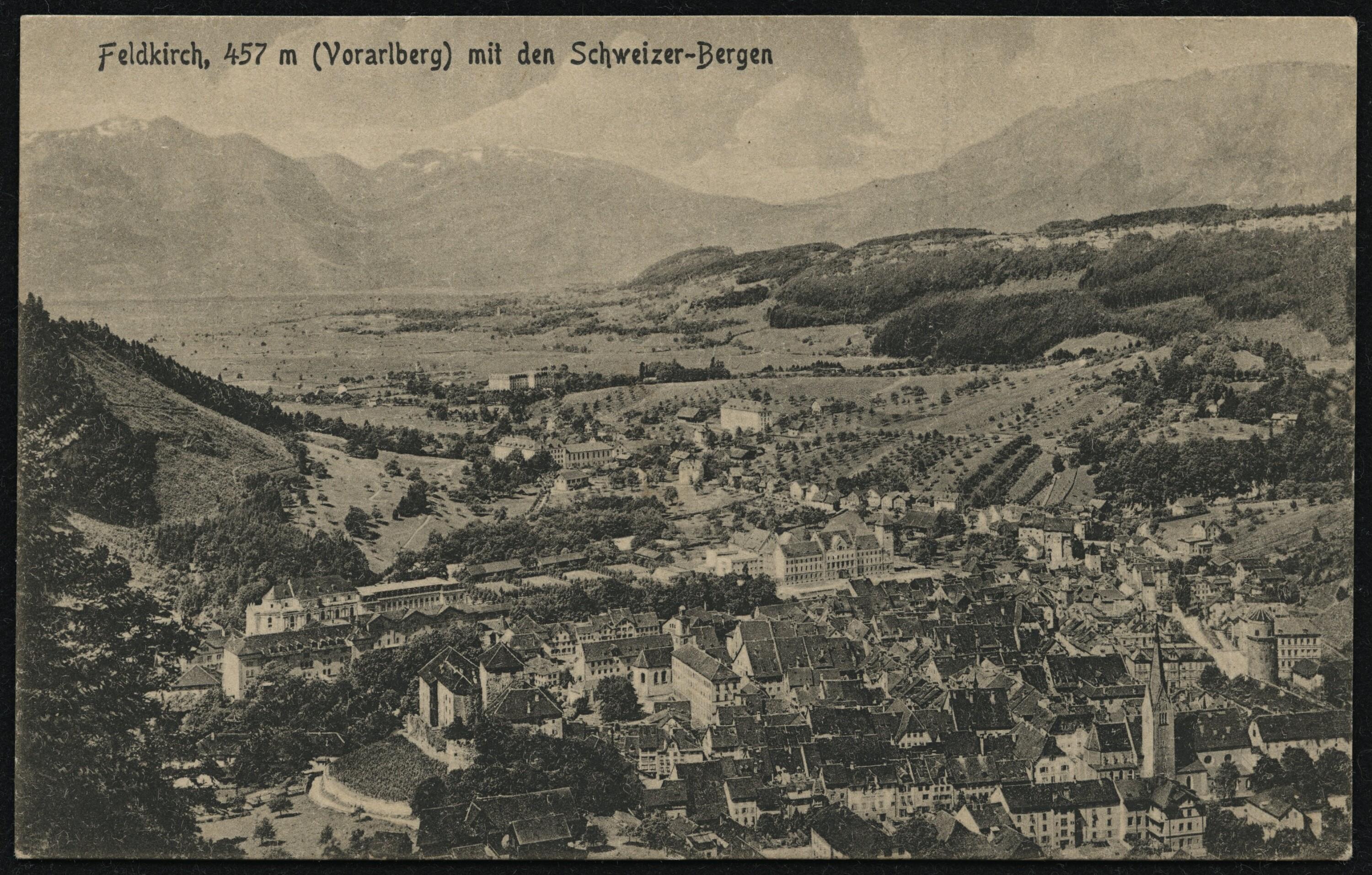 Feldkirch, 457 m (Vorarlberg) mit den Schweizer-Bergen></div>


    <hr>
    <div class=