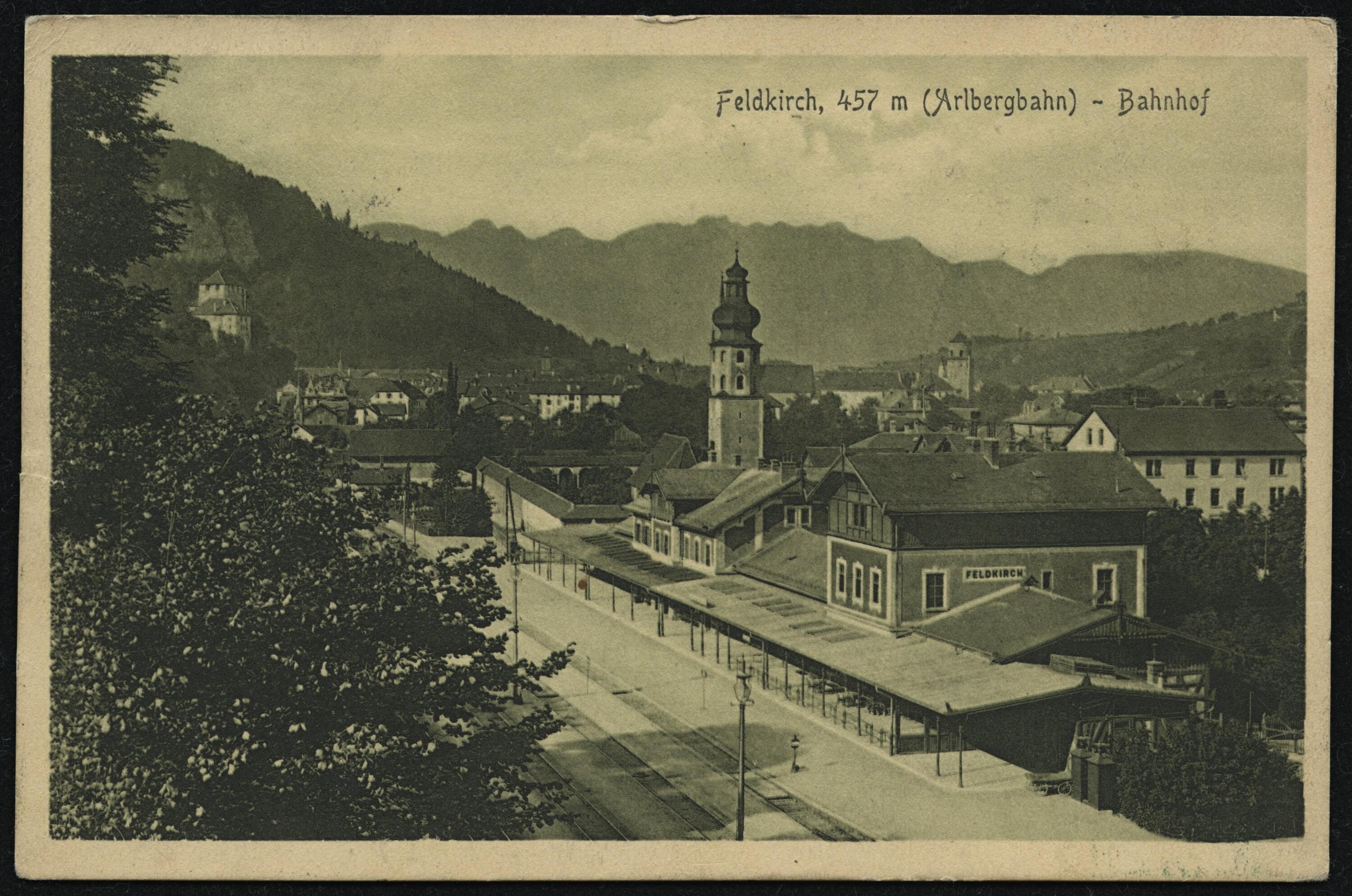 Feldkirch, 457 m (Arlbergbahn) - Bahnhof></div>


    <hr>
    <div class=