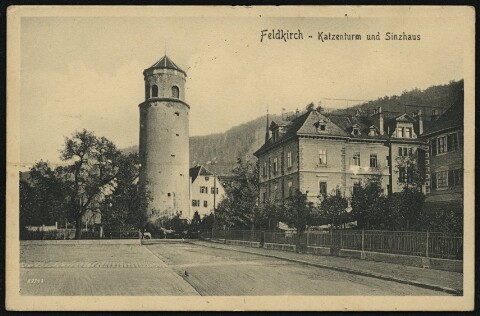 Feldkirch - Katzenturm und Sinzhaus / Aufnahme von Alois Pinter von Pinter, Alois
