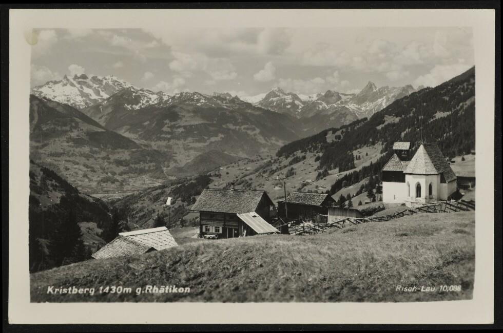 [Silbertal] Kristberg 1430 m g. Rhätikon