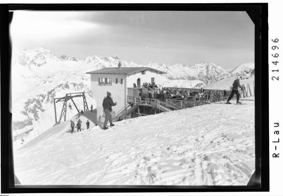 Stuben am Arlberg, Albonabahn Gipfelstation mit Terrassenrestaurant 1786 m
