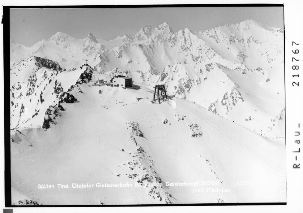 Sölden Tirol Ötztaler Gletscherbahn Bergstation Gaislachkogl 3058 m