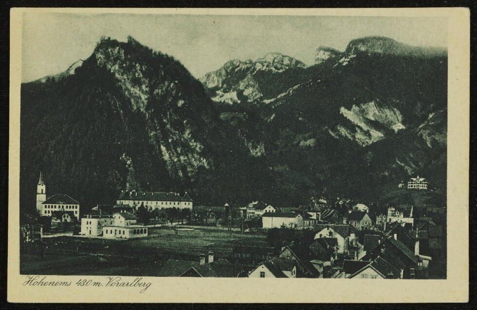 Hohenems 430 m. Vorarlberg