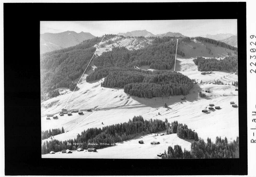 Bödele 1150 m ob Dornbirn / Vorarlberg / Weisstannen- und Skilift